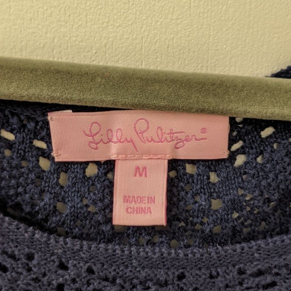 Lilly Pulitzer Navy Tunic - Picture 2 of 6